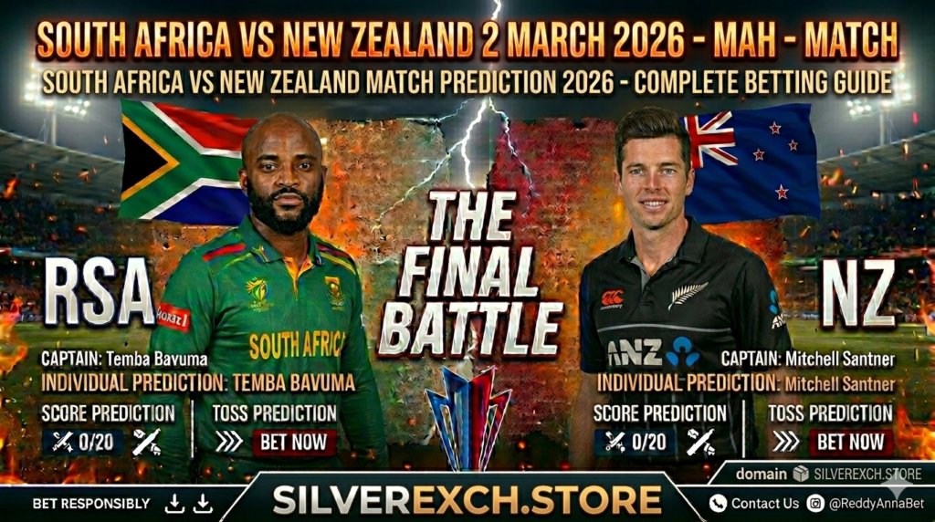 SA vs NZ 4 March 2026: Who Will Win? My Semi-Final Match Prediction, Toss, Score & Complete Betting Guide for Silverexch Users
