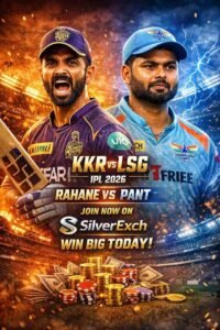 SilverExch KKR vs LSG ipl match 2026